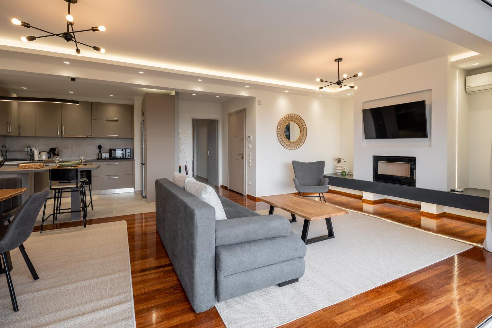 Sesilia Sea View Apartment Athena Bagian luar foto